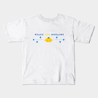 peace for ukraine Kids T-Shirt